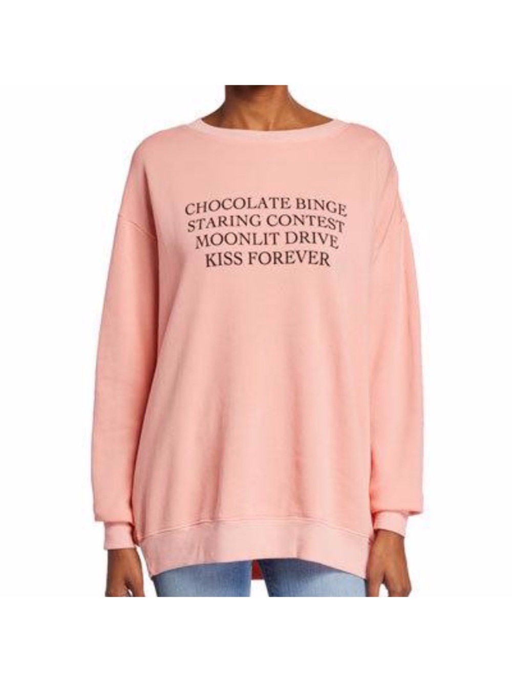 NWT~WILDFOX~Kiss Forever Roadtrip Oversized Fleece Sweater